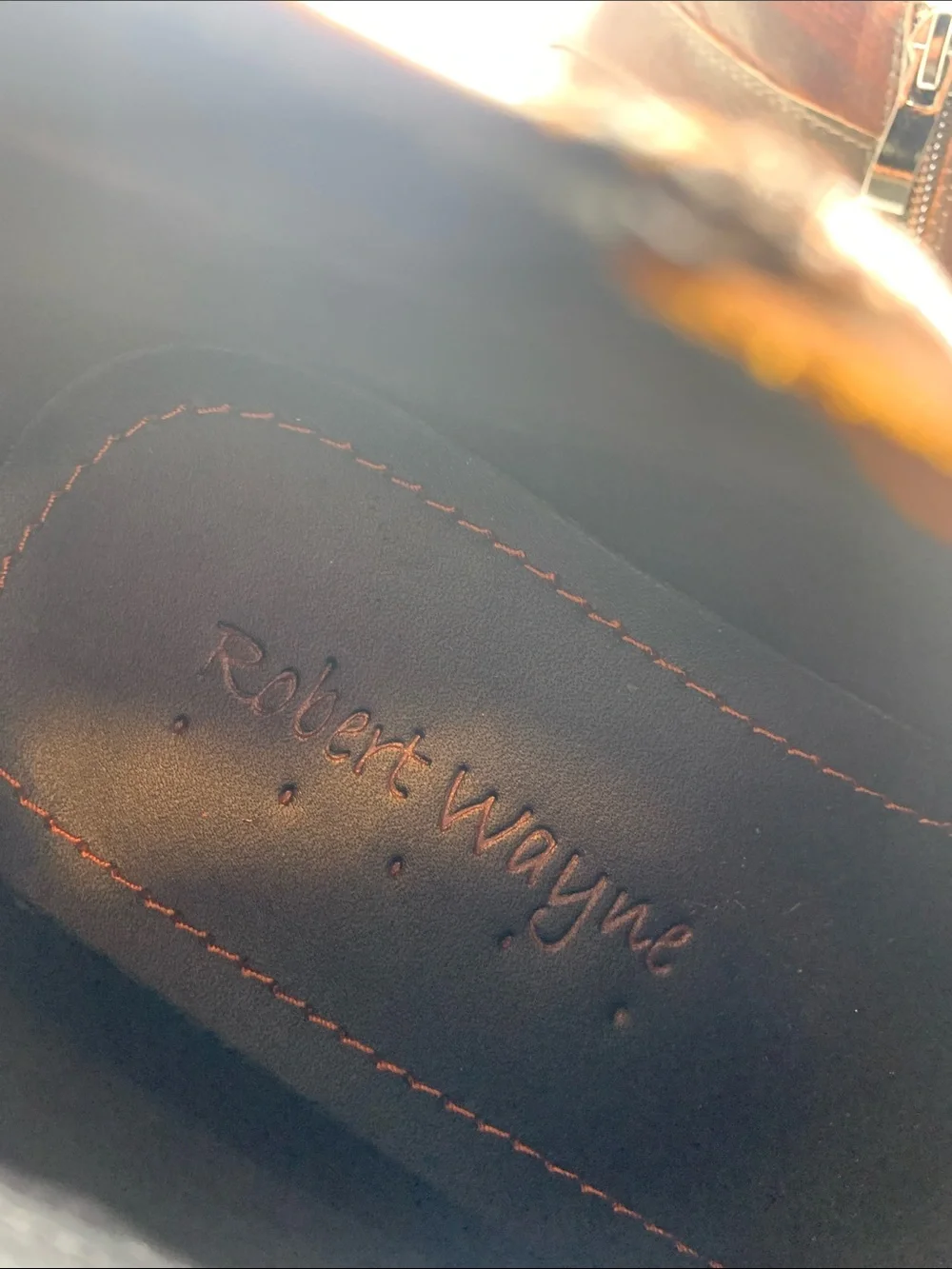 Robert Wayne Men's Brown Leather Chukka Boots Size 11